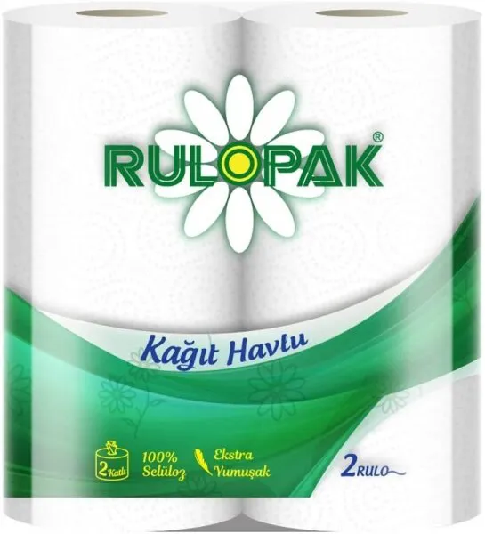 Rulopak Kağıt Havlu 2 Rulo Kağıt Havlu