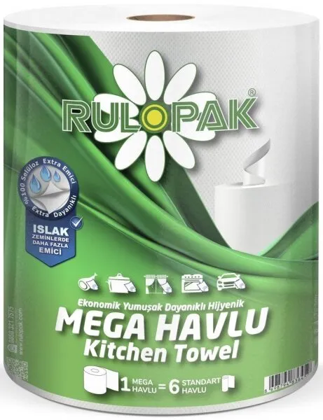 Rulopak Mega Kağıt Havlu Kağıt Havlu