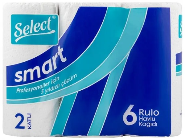 Select Smart Kağıt Havlu 6 Rulo Kağıt Havlu