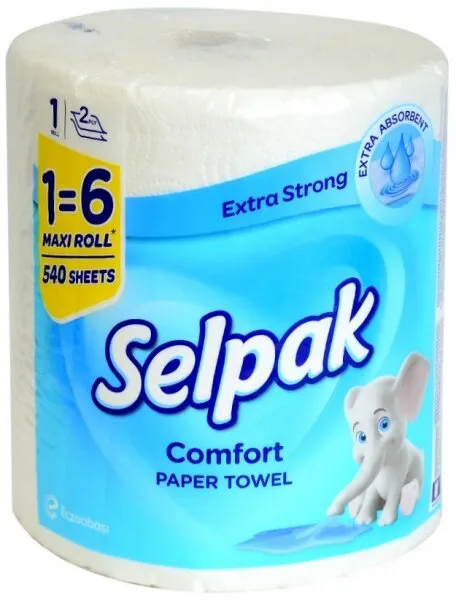Selpak Comfort 1=6 Maxi Roll Kağıt Havlu Kağıt Havlu