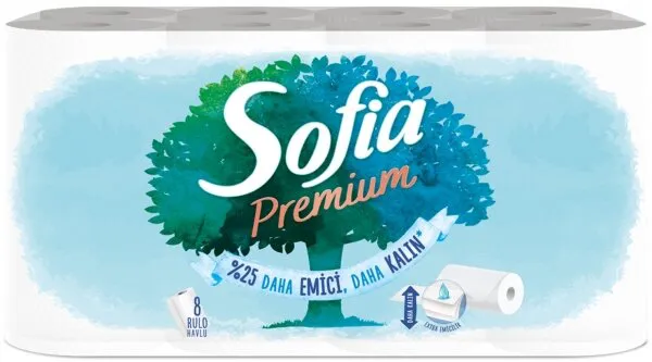 Sofia Premium Kağıt Havlu 8 Rulo Kağıt Havlu