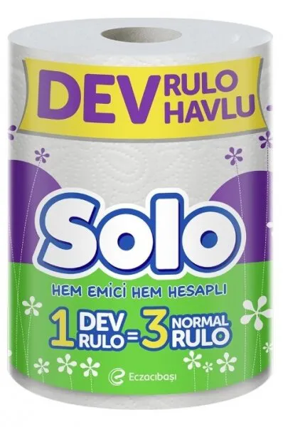 Solo Kağıt Havlu Dev Rulo Kağıt Havlu