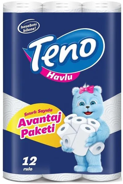 Teno Avantaj Paketi Kağıt Havlu 12 Rulo Kağıt Havlu