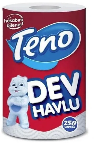 Teno Kağıt Havlu Dev Rulo Kağıt Havlu