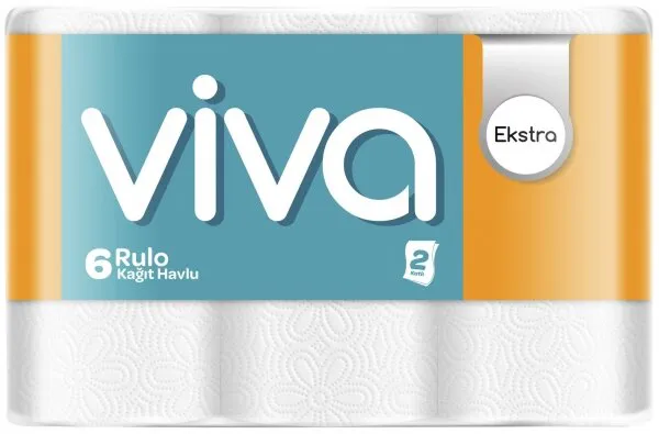 Viva Ekstra Kağıt Havlu 6 Rulo Kağıt Havlu