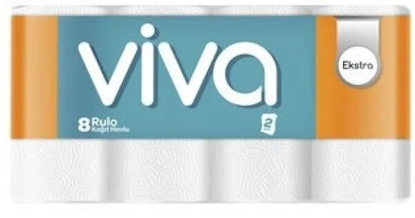Viva Ekstra Kağıt Havlu 8 Rulo Kağıt Havlu
