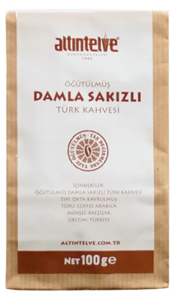 Altıntelve Damla Sakızlı Türk Kahvesi 100 gr Kahve