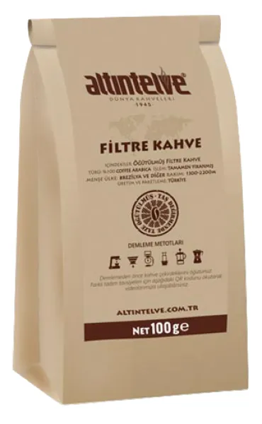 Altıntelve Filtre Kahve 100 gr Kahve