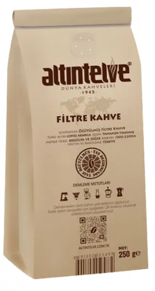 Altıntelve Filtre Kahve 250 gr Kahve