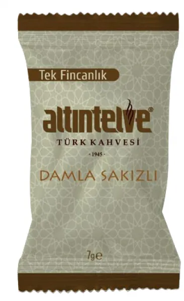 Altıntelve Tek İçimlik Damla Sakızlı Türk Kahvesi 7 gr Kahve