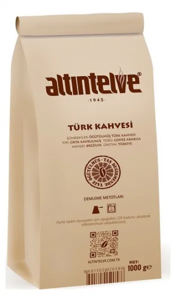 Altıntelve Türk Kahvesi 1 kg Kahve
