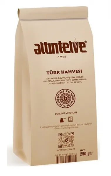 Altıntelve Türk Kahvesi 250 gr Kahve