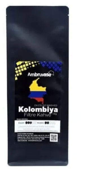 Ambruvase Kolombiya Excelso Washed Filtre Kahve 1 kg Kahve