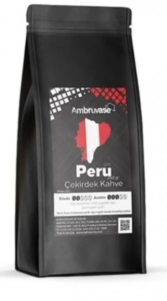 Ambruvase Peru Çekirdek Kahve 250 gr Kahve