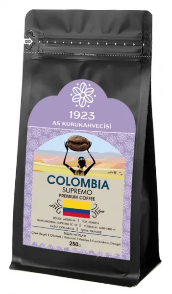 AS Kurukahvecisi Colombia Supremo Filtre Kahve 250 gr Kahve
