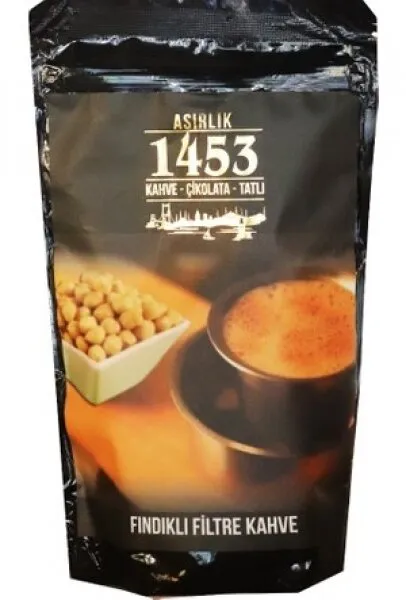 Asırlık 1453 Fındıklı Filtre Kahve 200 gr Kahve