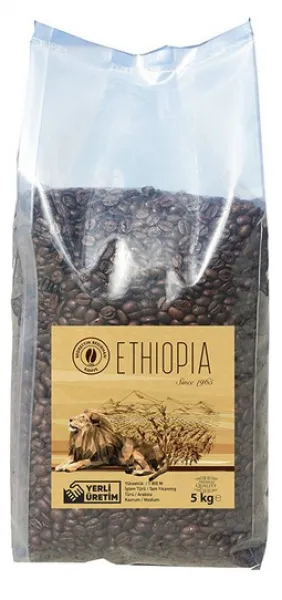 Bedirhan Ethiopia Çekirdek Kahve 5 kg Kahve