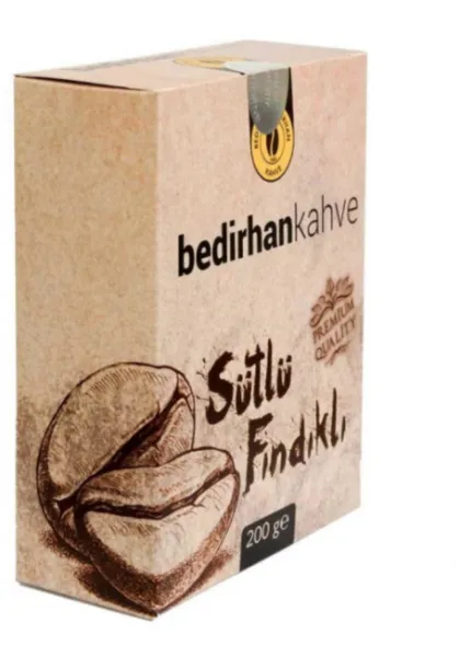 Bedirhan Sütlü Fındıklı Türk Kahvesi 200 gr Kahve