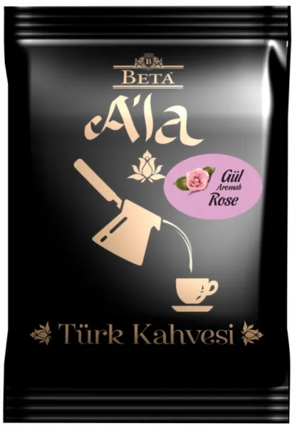 Beta A'la Gül Aromalı Türk Kahvesi 100 gr Kahve
