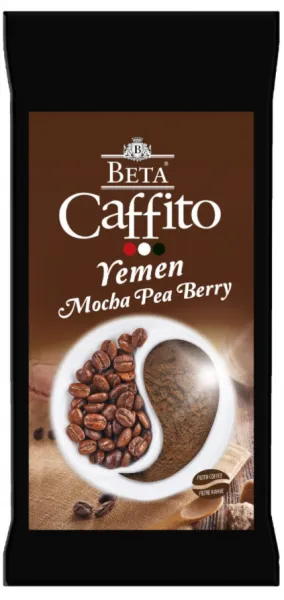 Beta Caffito Yemen Mocha Pea Berry Filtre Kahve 250 gr Kahve