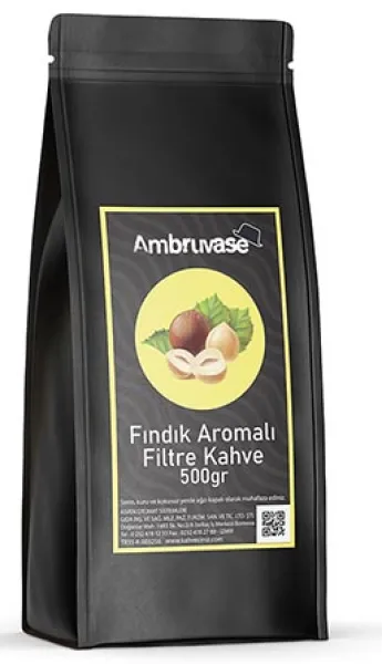 Cafe Ambruvase Fındık Aromalı Filtre Kahve 500 gr Kahve