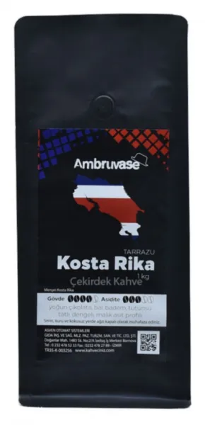 Cafe Ambruvase Kosta Rika Tarrazu Çekirdek Kahve 1 kg Kahve
