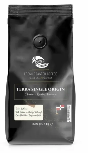 Coffee Tropic Single Origin Dominic Santo Domingo Çekirdek Kahve 1 kg Kahve