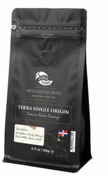 Coffee Tropic Single Origin Dominic Santo Domingo Çekirdek Kahve 250 gr Kahve