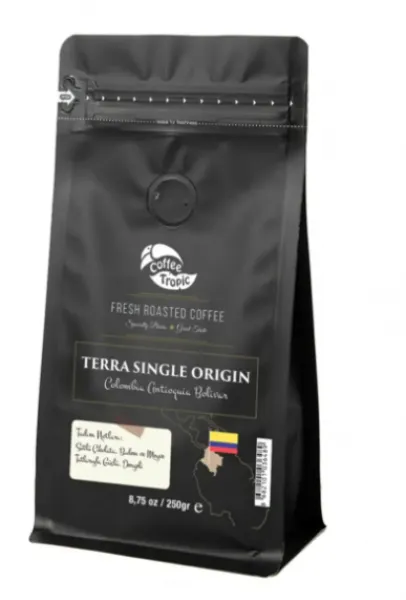 Coffee Tropic Terra Single Origin Colombia Antioquia Bolivar Çekirdek Kahve 250 gr Kahve