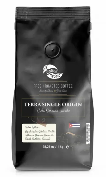 Coffee Tropic Terra Single Origin Cuba Serrano Lavado Çekirdek Kahve 1 kg Kahve