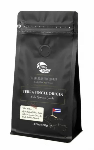 Coffee Tropic Terra Single Origin Cuba Serrano Lavado Çekirdek Kahve 250 gr Kahve