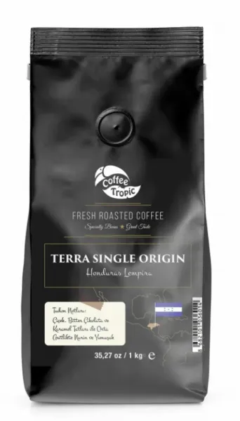 Coffee Tropic Terra Single Origin Honduras Lempira Çekirdek Kahve 1 kg Kahve