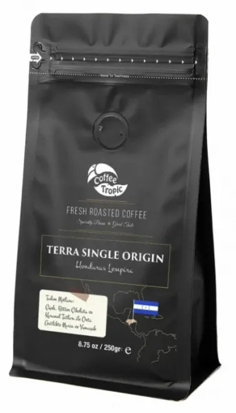 Coffee Tropic Terra Single Origin Honduras Lempira Çekirdek Kahve 250 gr Kahve