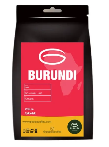 Globica Burundi Çekirdek Kahve 250 gr Kahve