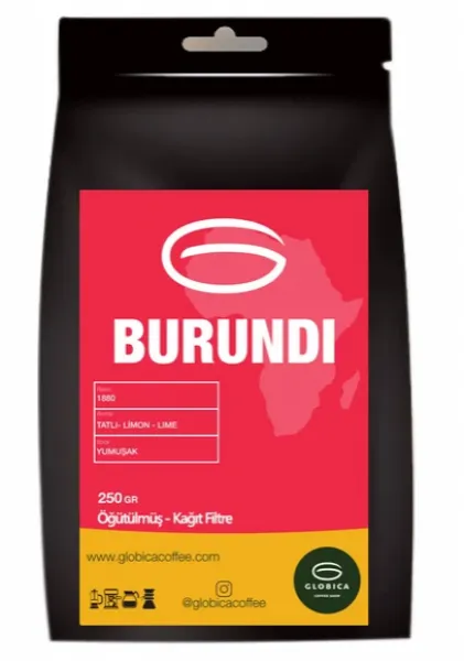 Globica Burundi Kağıt Filtre Kahve 250 gr Kahve