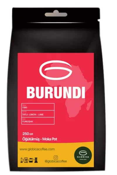 Globica Burundi Moka Pot Espresso 250 gr Kahve