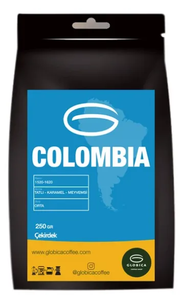 Globica Colombia Çekirdek Kahve 250 gr Kahve