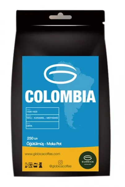 Globica Colombia Moka Pot Espresso 250 gr Kahve