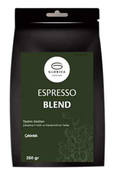 Globica Espresso Blend Çekirdek Kahve 250 gr Kahve