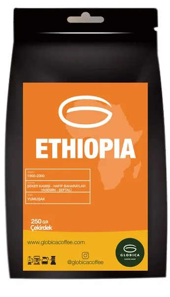 Globica Ethiopia Çekirdek Kahve 250 gr Kahve