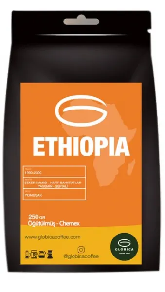 Globica Ethiopia Chemex Filtre Kahve 250 gr Kahve