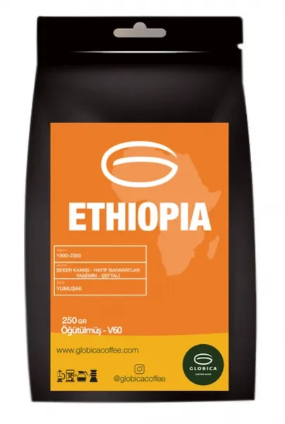 Globica Ethiopia V60 Filtre Kahve 250 gr Kahve
