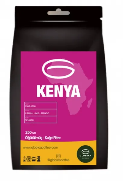 Globica Kenya Kağıt Filtre Kahve 250 gr Kahve