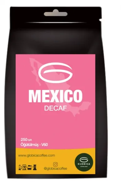 Globica Mexico Decaf V60 Filtre Kahve 250 gr Kahve