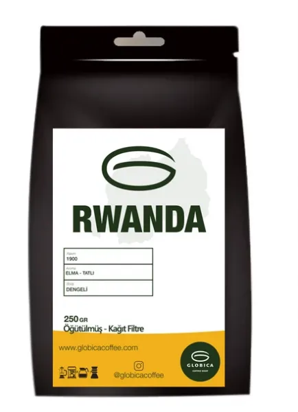 Globica Rwanda Kağıt Filtre Kahve 250 gr Kahve