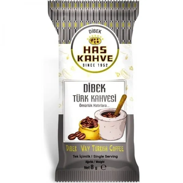 Has Kahve Tek İçimlik Dibek Türk Kahvesi 8 gr Kahve