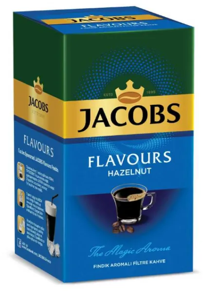 Jacobs Flavours Fındık Aromalı Filtre Kahve 250 gr Kahve