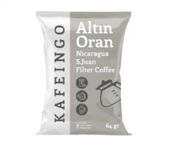 Kafeingo Altın Oran Nicaragua S. Juan Kahve 64 gr Kahve