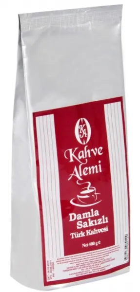 Kahve Alemi Damla Sakızlı Türk Kahvesi 400 gr Kahve