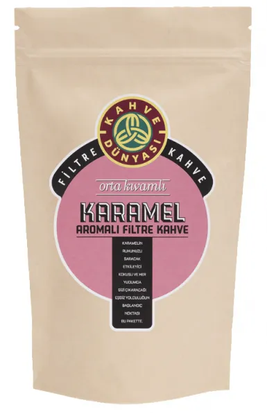 Kahve Dünyası Karamel Aromalı Filtre Kahve 250 gr Kahve